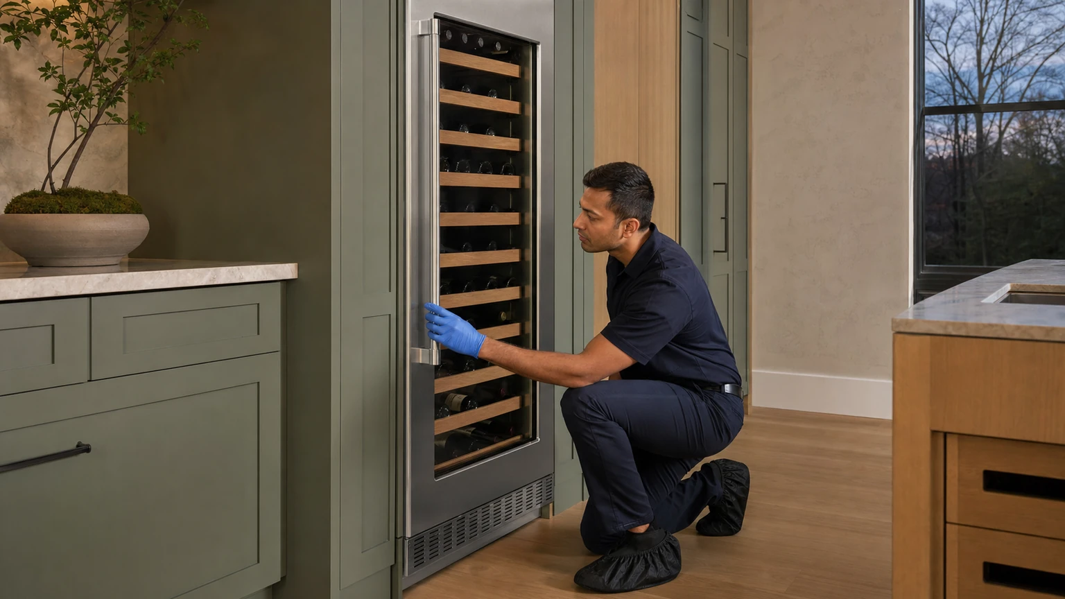 Wine cooler diagnostic visit in Alpine